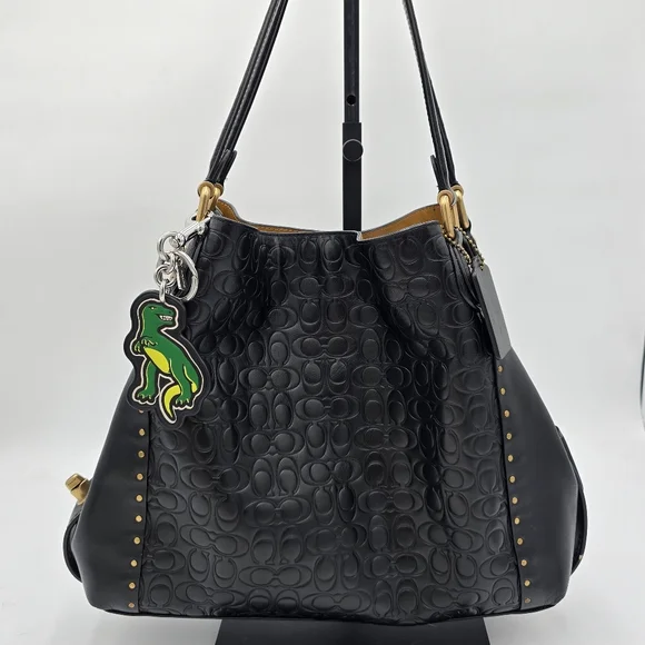 Coach Rexy, Green and Yellow Dinosaur Keychain/ Bag Charm - Picture 9 of 10